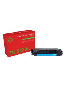 Xerox Everyday Kyocera TK5270 Cyan Cartucho de Toner Remanufacturado - Reemplaza 1T02TVCNL0 TK5270C