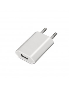 Aisens Mini Cargador USB - 5V 1A - Color Blanco