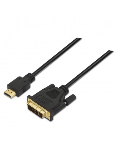 Aisens Cable DVI a HDMI - DVI18 1 Macho-HDMI A Macho - 1.8m - Full HD - Color Negro