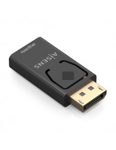 Aisens Conversor DisplayPort a HDMI - DP M - HDMI H - 4K30Hz - Color Negro