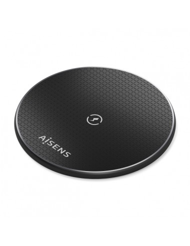 Aisens Cargador Inalambrico 15W - USB-C - Protocolo Qi - Proteccion Contra Sobretension-Sobretemperatura y sobrecorriente -