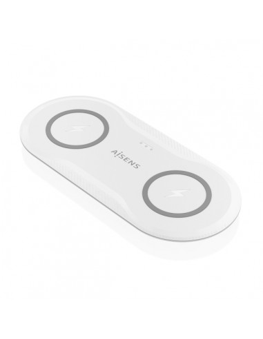 Aisens Cargador Inalambrico 15W - USB-C - Protocolo Qi - Moviles y Auriculares - Proteccion Contra Sobretension