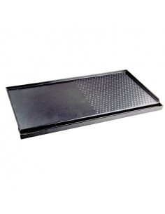 Muvip Plancha De Asar para Cocina Portatil - Zona Recoge Grasa - Bordes Antisalpicaduras - Revestimiento Antiadherente -