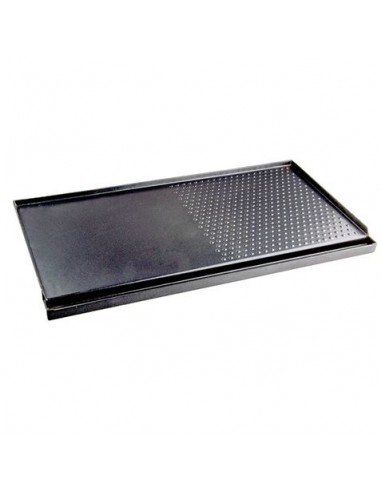 Muvip Plancha De Asar para Cocina Portatil - Zona Recoge Grasa - Bordes Antisalpicaduras - Revestimiento Antiadherente -