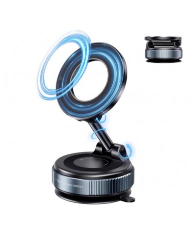 XO C169 Soporte Magnetico de Coche para Smartphones - Fijacion por Vacio - Rotacion 360Â-- Brazo Extensible -