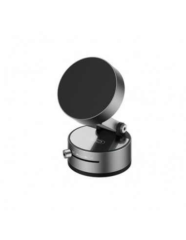 XO C170 Soporte Magnetico de Coche para Smartphones - Fijacion por Vacio - Rotacion 360Â-- Boton de Liberacion-- Aro
