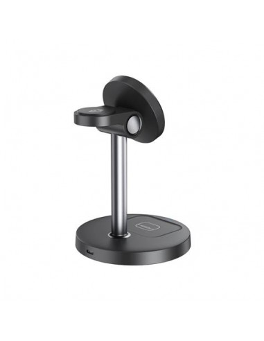XO CX038 Cargador Inalambrico Magnetico Rapido - 15W - Sujecion Magnetica - Color Negro