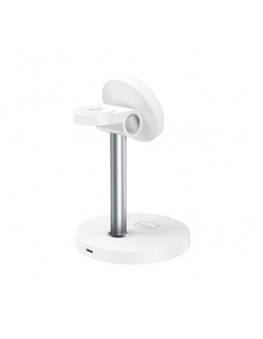 XO CX038 Cargador Inalambrico Magnetico Rapido - 15W - Sujecion Magnetica - Color Blanco