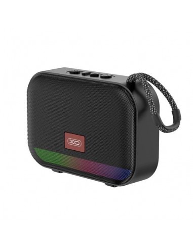 XO F66 Altavoz Bluetooth - 5W - USB y MicroSD - RGB - Color Negro