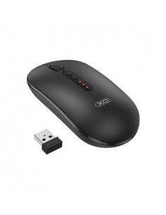 XO M13 Raton Inalambrico - Bluetooth y RF 2.4GHz - 1600DPI - Color Negro