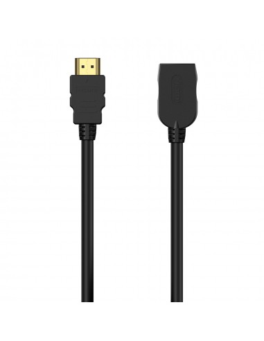 Aisens Cable HDMI V2.0 Prolongador Premium Alta Velocidad-HEC 4K@60HZ 18GBPS - A M-A H - 1.0M - Color Negro