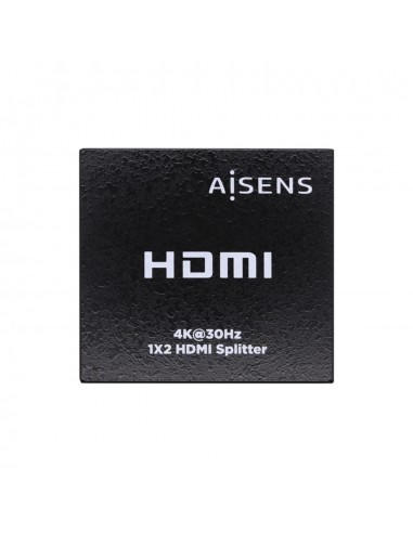 Aisens HDMI Duplicador 4K@30HZ 1x2 con Alimentacion - Color Negro