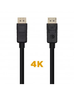 Aisens Cable Displayport V1.2 4K@60Hz - DP M-DP M - 1.0m - Color Negro