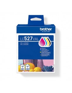 Brother LC527VAL Pack de 4 Cartuchos de Tinta Original (BK C M Y) - LC527VAL
