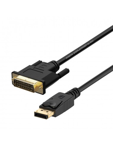Aisens Cable Conversor Displayport a DVI - DP M-DVI M - 2.0m - Color Negro