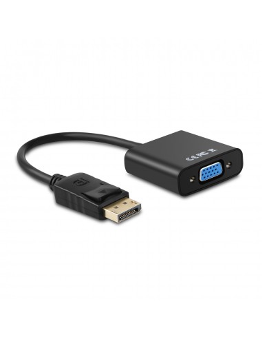 Aisens Conversor Displayport a SVGA - DP M-SVGA H - 15cm - Color Negro