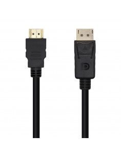 Aisens Cable Conversor Displayport a HDMI - DP M-HDMI M - 5.0m - Color Negro
