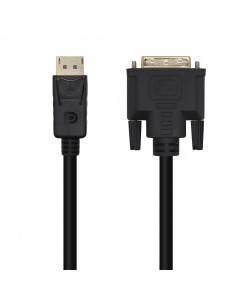 Aisens Cable Conversor Displayport a DVI - DP M-DVI M - 3.0m - Color Negro