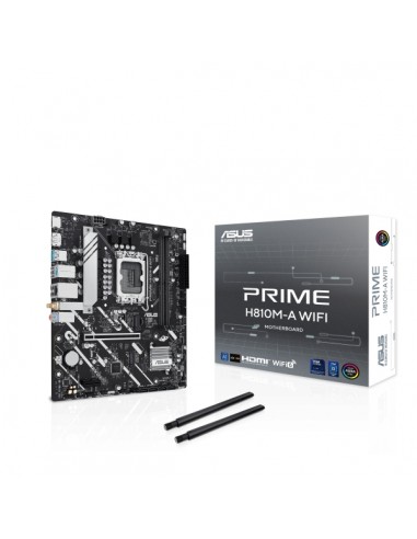 Asus Prime H810M-A Placa Base WIFI 2x DDR5-M.2-PCIe 4.0-Sata III-MicroATX