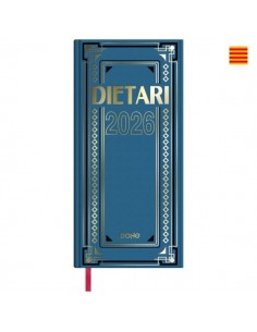 Dohe Dietario Anual Dos Tercios en Catalan - Dia Pagina - Fabricado en Geltex con Carton Contracolado - TamaÃ±o 14.5x31cm -
