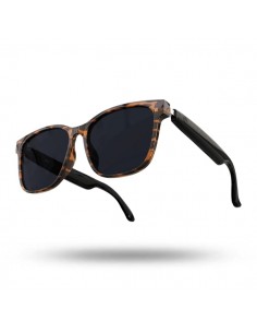 Energy Sistem Urban Music Tortoise Gafas Bluetooth - Cristales Polarizados con Proteccion UV400 Superior y Anti Luz Azul -
