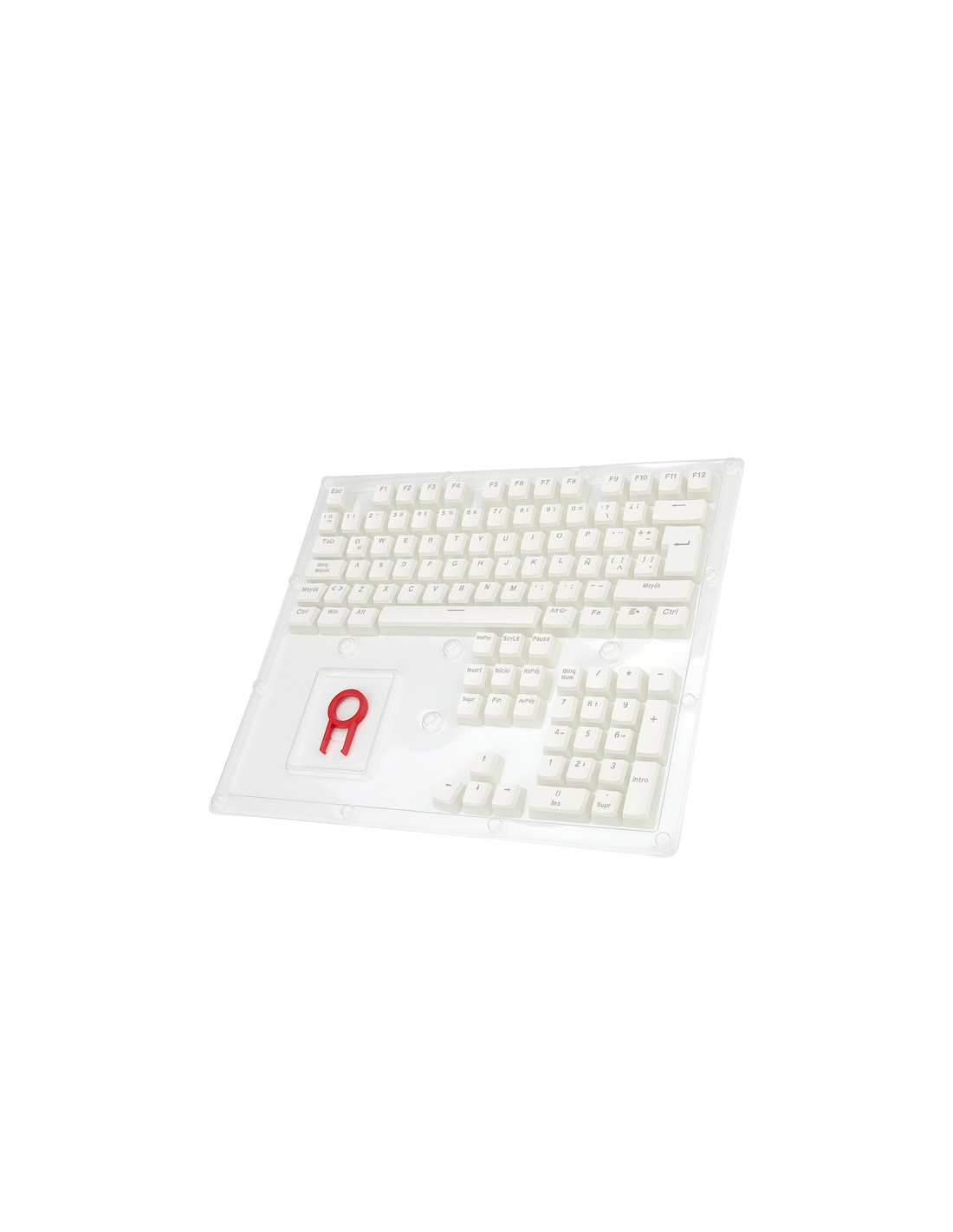 Keycaps Redragon español SP Scarab A130 Blanco