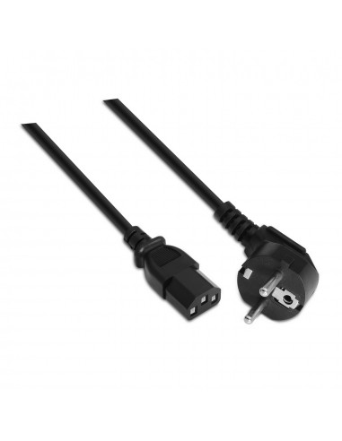 Aisens Cable Alimentacion CPU - CEE7 M-C13 H - 1.5m - 100-Cobre Puro AWG18 - Color Negro