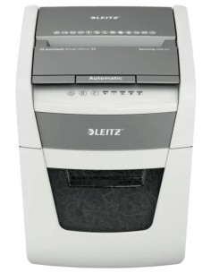 Leitz IQ Autofeed 50X P4 Destructora Automatica de Papel Corte en Particulas P-4 - Autoalimentacion 50 Hojas-Manual 6 Hojas