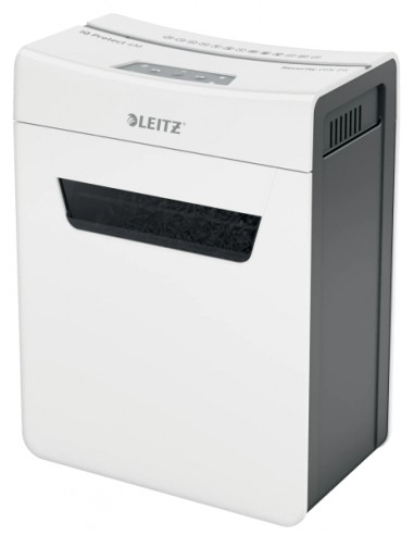 Leitz IQ Protect Premium 4M Destructora de Papel Manual Micro Corte P-5 - Destruye hasta 4 Hojas - Ultrasilenciosa - Papelera