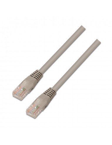 Aisens Cable de Red Latiguillo RJ45 Cat.6 UTP AWG24 - 1.0m - 10 100 1000 Mbit s - Color Gris