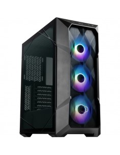 Cooler Master TD500 Mesh V2 Caja Gaming - Frontal MESH - 3 Ventiladores CF120 ARGB - Lateral Vidrio Templado - Soporta