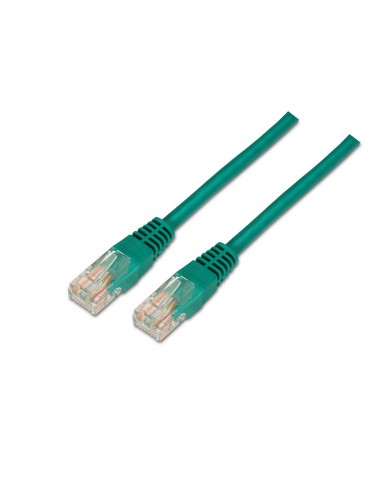 Aisens Cable de Red Latiguillo RJ45 Cat.6 UTP AWG24 - 0.5m - 10 100 1000 Mbit s - Color Verde
