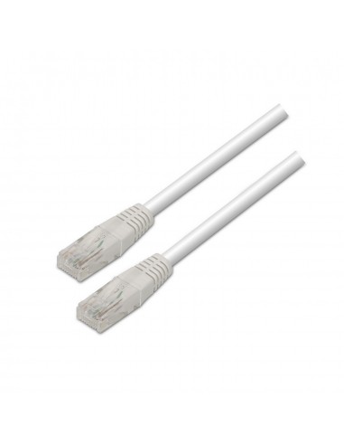 Aisens Cable de Red Latiguillo RJ45 Cat.6 UTP AWG24 - 3.0m - 10 100 1000 Mbit s - Color Blanco