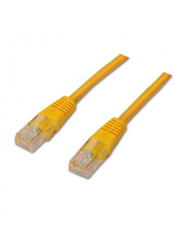 Aisens Cable de Red Latiguillo RJ45 Cat.6 UTP AWG24 - 2.0m - 10 100 1000 Mbit s - Color Amarillo