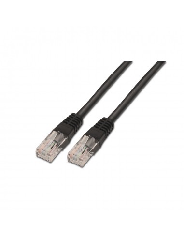 Aisens Cable de Red Latiguillo RJ45 Cat.6 UTP AWG24 - 2.0m - 10 100 1000 Mbit s - Color Negro