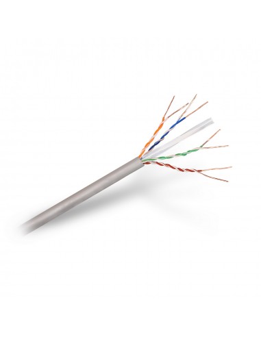 Aisens Cable de Red RJ45 LSZH Cat.6 UTP Rigido AWG24 - Bobina de 305m - Libre de Halogenos y 100-Cobre para Instalacion -