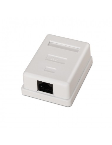 Aisens Roseta de Superficie RJ45 Cat.6 UTP 1 Toma - Color Blanco
