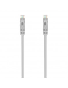 Aisens Cable de Red Latiguillo RJ45 LSZH CAT.6A 500 MHZ UTP AWG24 - 30CM - Color Gris