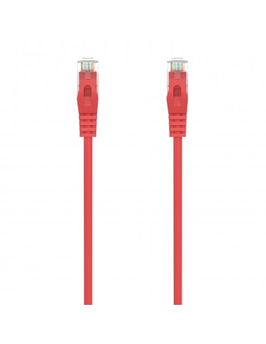 Aisens Cable de Red Latiguillo RJ45 LSZH CAT.6A 500 MHZ UTP AWG24 - 1.0M - Color Rojo