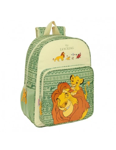 Safta El Rey Leon "Mufasa" Mochila - Adaptable a Carro - Asa de Mano - 33x42x14cm - Color Verde