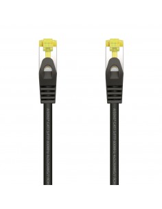 Aisens Cable de Red Latiguillo RJ45 LSZH Cat.7 600 MHz S FTP PIMF AWG26 - 2.0M - Color Negro