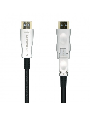Aisens Cable HDMI V2.0 AOC (Active Optical Cable) Desmontable Premium Alta Velocidad-HEC 4K@60Hz 4 4 4 18Gbps - A M-D A M -