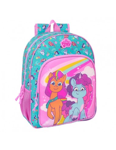 Safta My Little Pony "Magic" Mochila Infantil - Adaptable a Carro - Asa de Mano - Bolsillos Laterales - 33x42x14cm - Color
