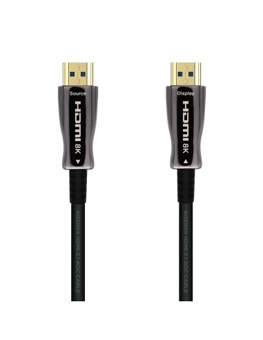 Aisens Cable HDMI V2.1 AOC (Active Optical Cable) Fibra Optica Ultra Alta Velocidad UHS 8K@60Hz 4K@120Hz 4 4 4 48Gbps -
