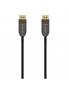 Aisens Cable DisplayPort AOC V1.4 8K@60HZ 4K@120Hz 4 4 4 32.4GBPS - DP M-DP M - 50M - Color Negro
