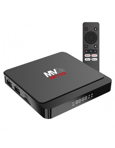 Muvip MV22 Mini PC Smart TV 4K 5G - Android 14 - Quad Core - 2GB RAM - 16GB - Color Negro