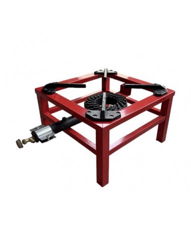 Muvip MV0628 Hornillo a Gas Portatil Reforzado - Quemador de Hierro Fundido - Potencia 7.5kW - Llave de Regulacion de Gas -