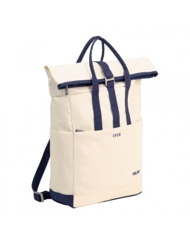 Milan Coleccion 430 Mochila Urbana 10L - Cierre Superior Enrollable - 2 Bolsillos Laterales - Bolsillo Trasero Acolchado -