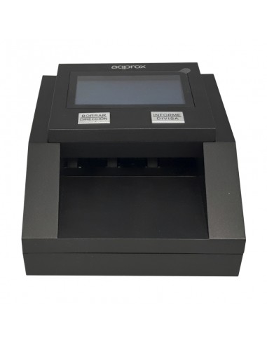 Approx Detector de Billetes Falsos - 7 Sistemas de Verificacion - Deteccion-Recuento por Valor y Tipo - Pantalla LCD