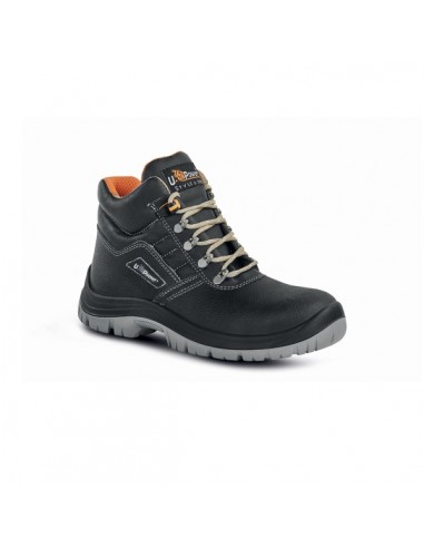 Upower Tanner L Calzado de Seguridad Altos - Talla 39 - Cuero Impreso-Puntal en Acero-Antiperforacion-Suela